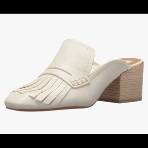 Dolce Vita Katina white block heel mule